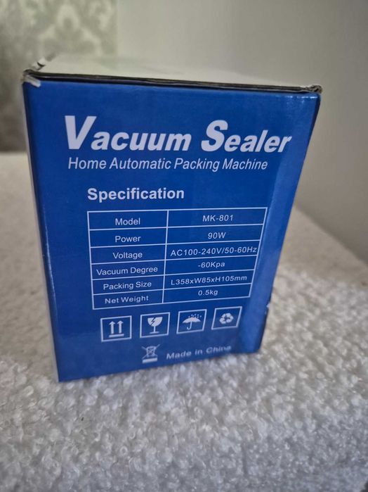 Zgrzewarka próżniowa do żywności pakowarka.