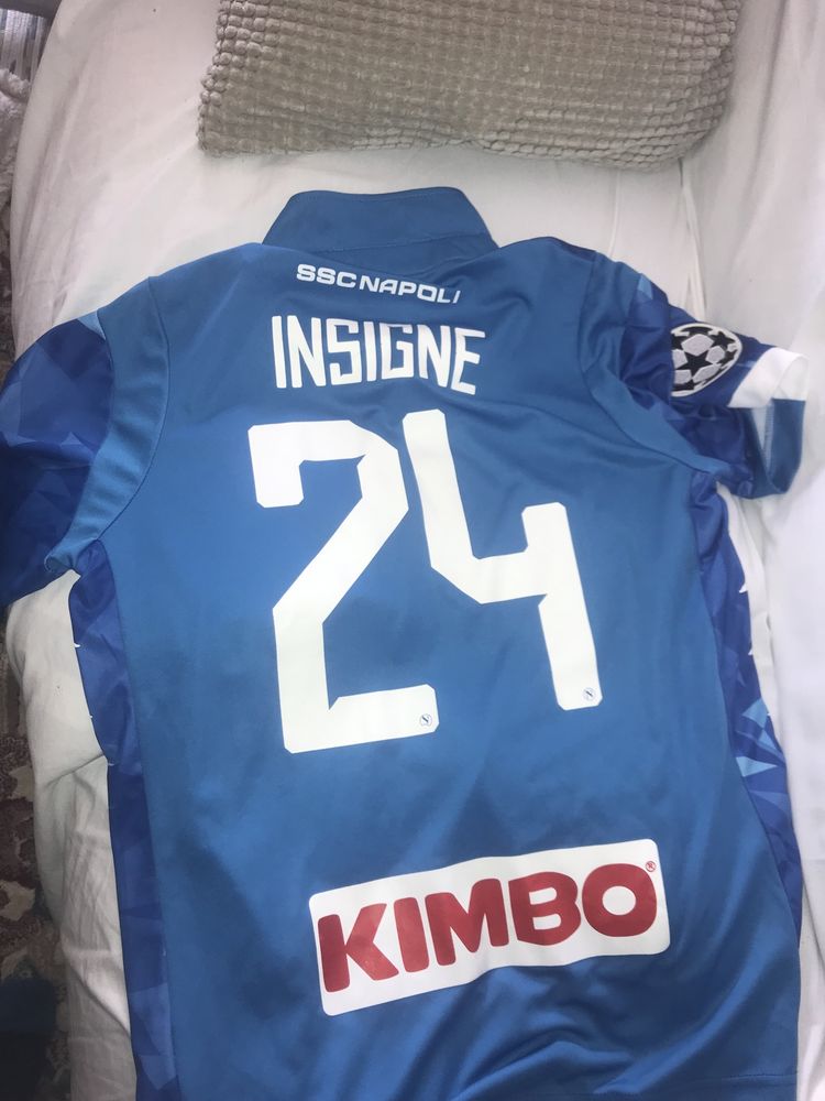 Camisola napoli lorenzo insigne champiobs legue