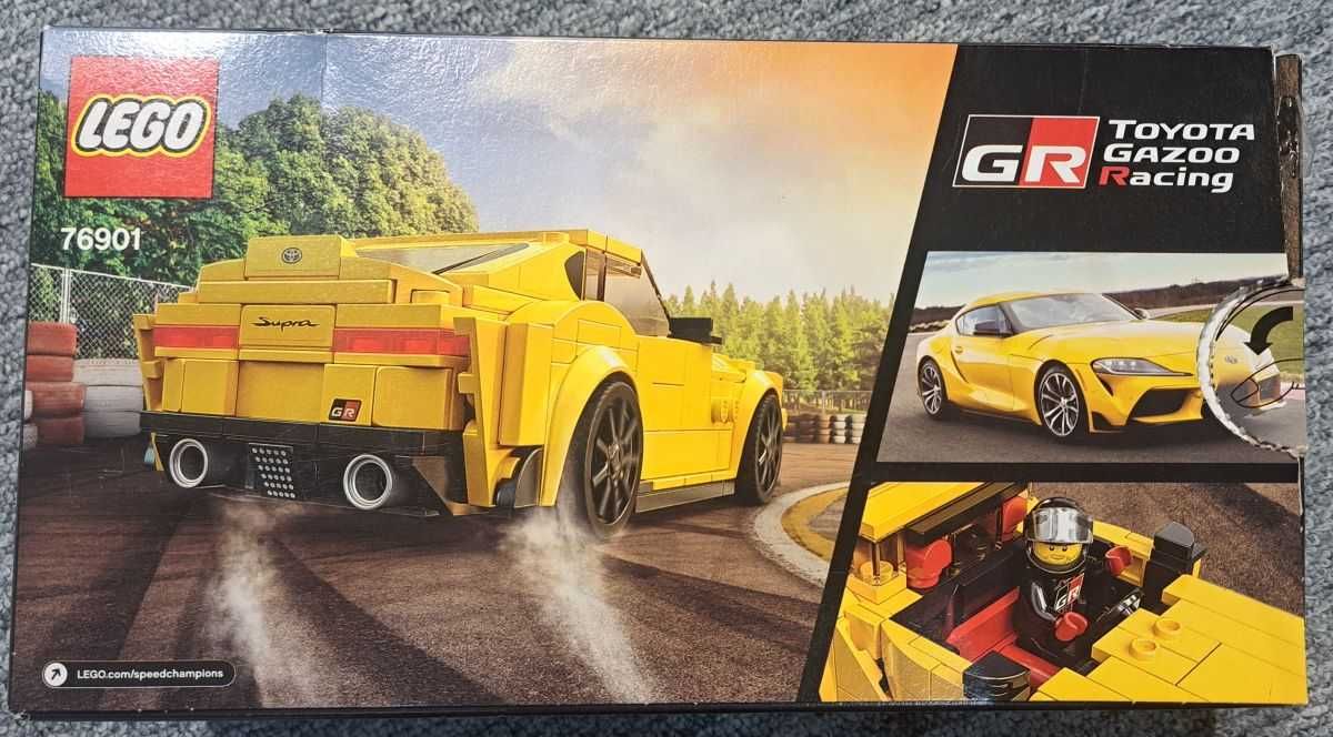 LEGO Speed 76901 Toyota GR Supra, 7+, kompletny