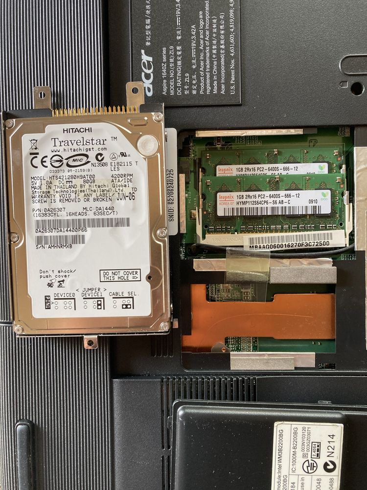 Laptop Acer Aspire 1640Z
