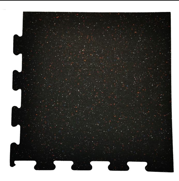 Mata gumowa narożna 1cm PUZZLE 106cm x 106cm(4szt)