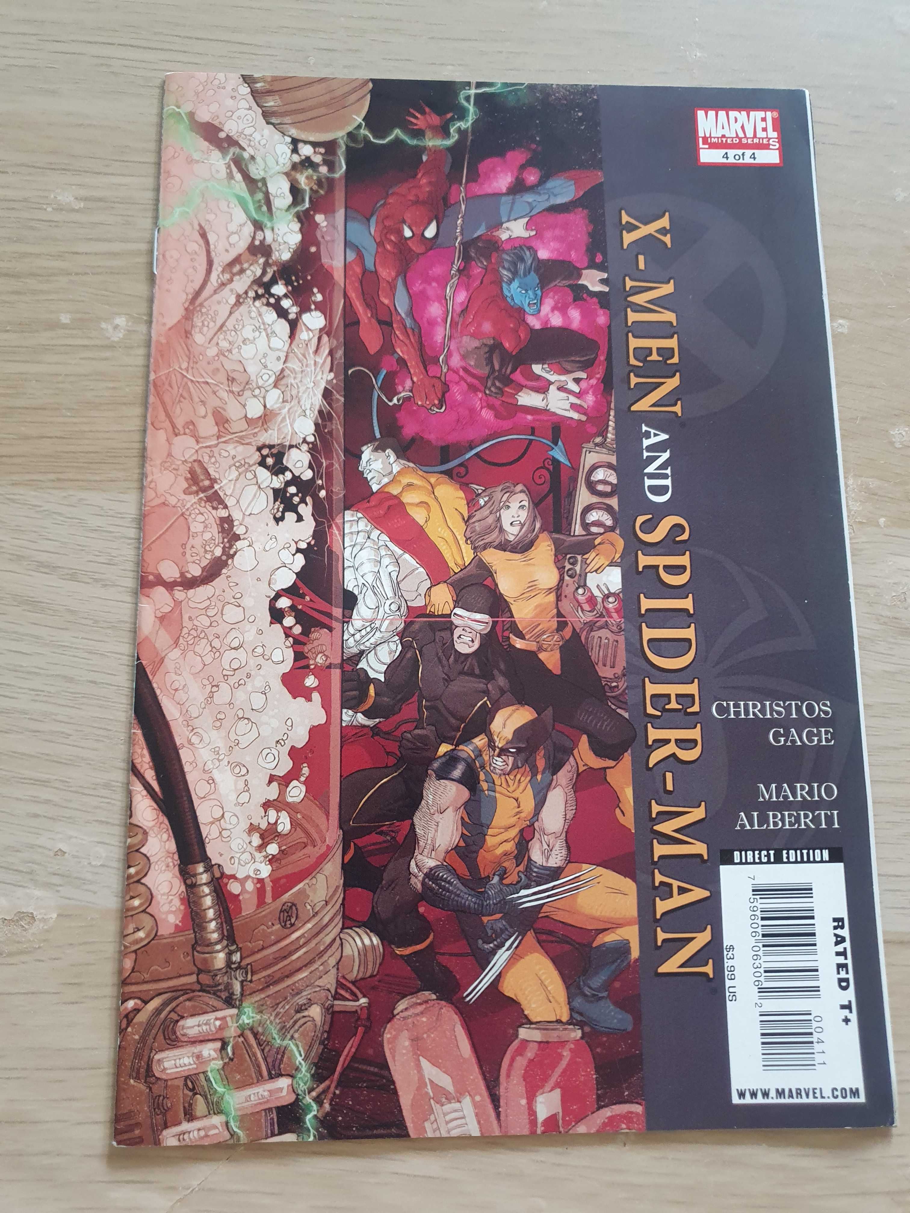 X-men and Spider-man: 1-4 (2009) Gage (ZM50)