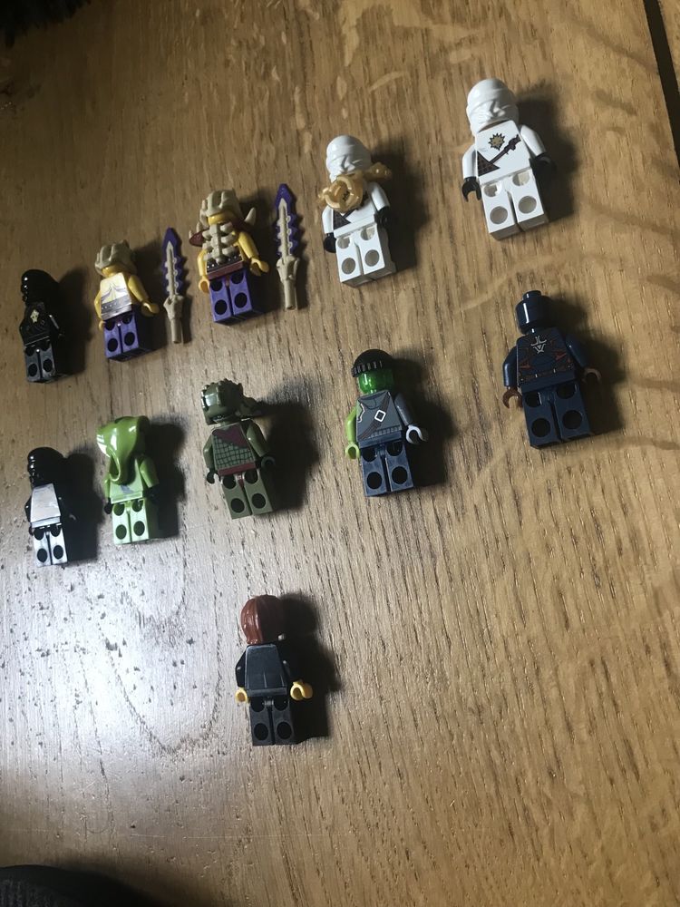 Lego figurki ninjago, chima i marvel