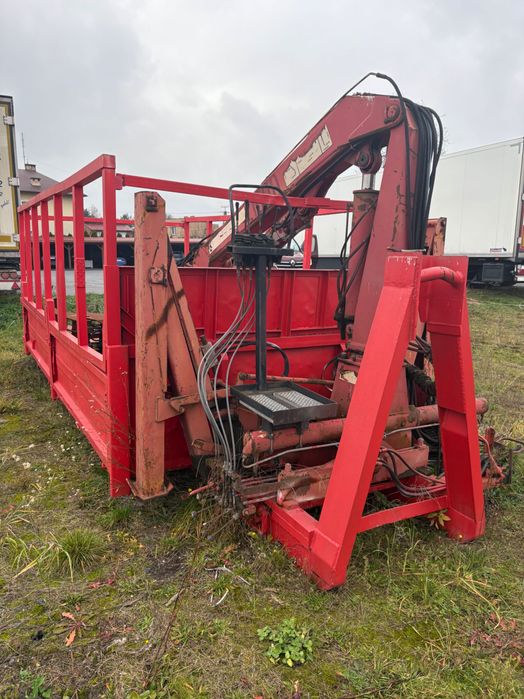 Hakowiec Platforma skrzynia ładunkowa  z hds + łyżka