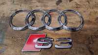 Znaczek logo emblemat audi s3 8v