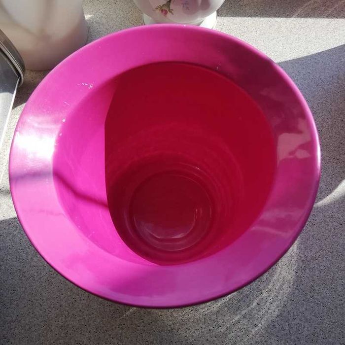 Osłonka do storczyka różowa ceramiczna 2szt