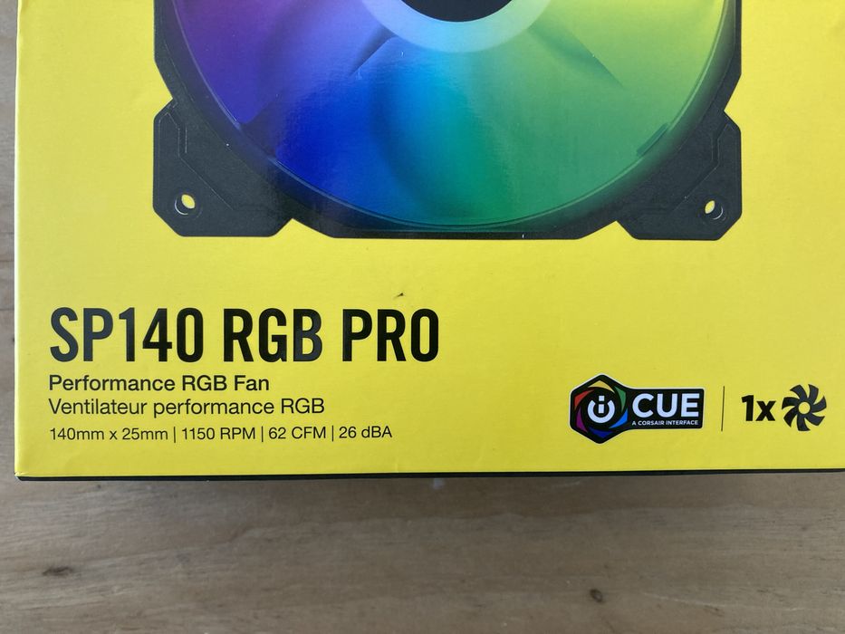 CORSAIR PC SP140 RGB PRO | Ventoinha para PC 140mm x 25mm