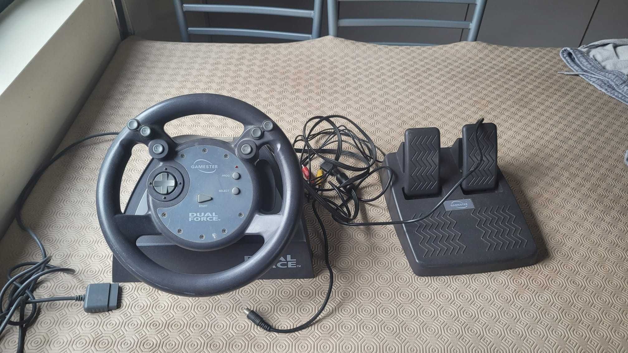 Comandos PS1 Volante Pedais Playstation