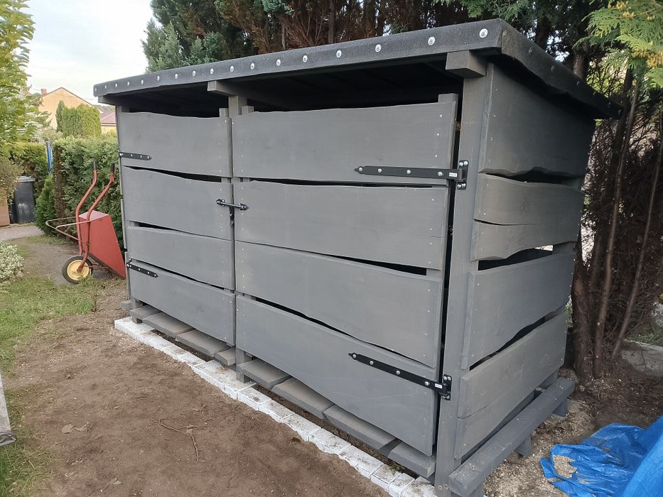 Wiata na opał. Drewutnia. 5m3. Różne kolory.