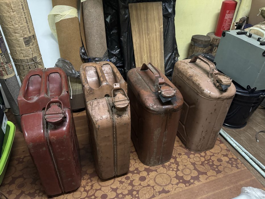 Канистры советского качества металлические, 20л, 10л алюминиевые