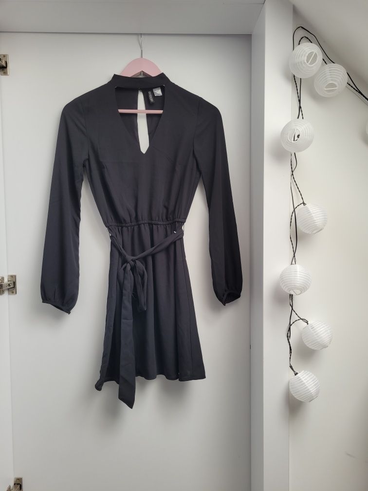Sukienka czarna H&M 34