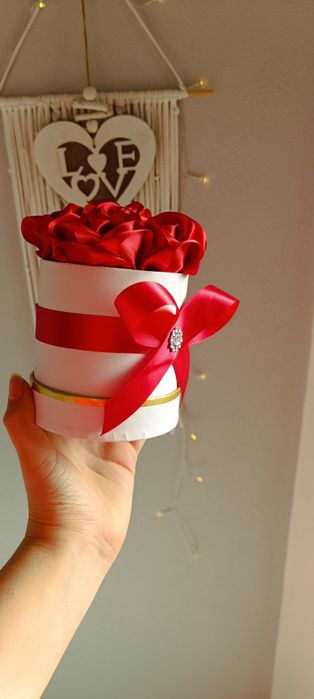 Arranjo com rosas eternas