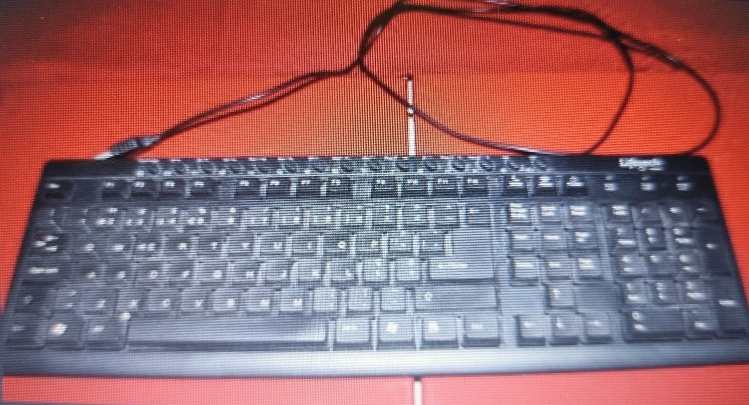 Teclado preto para computador