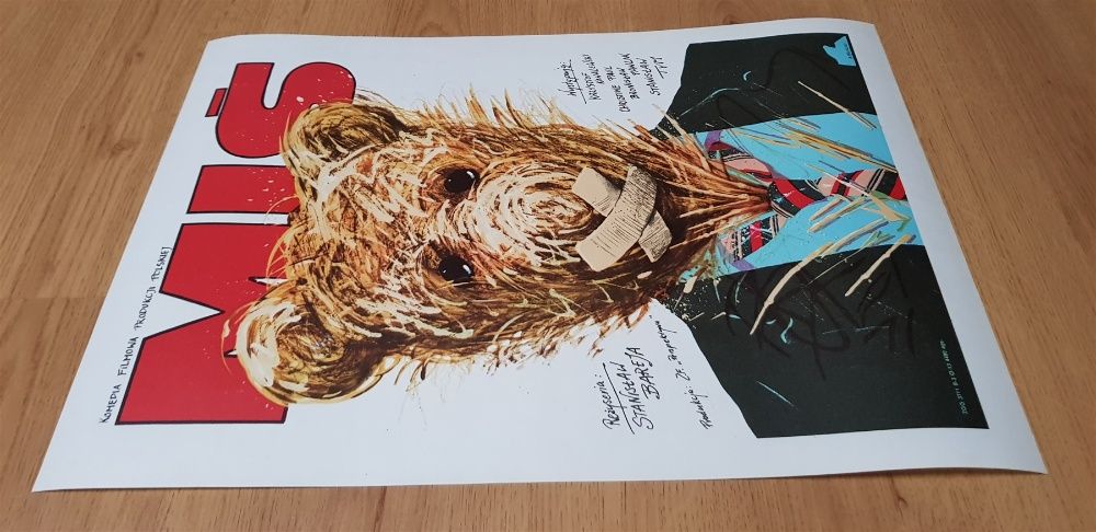 MIŚ Pągowski ORYGINAŁ 1981 plakat filmowy MINT B3 ok 47x33m Bareja Tym