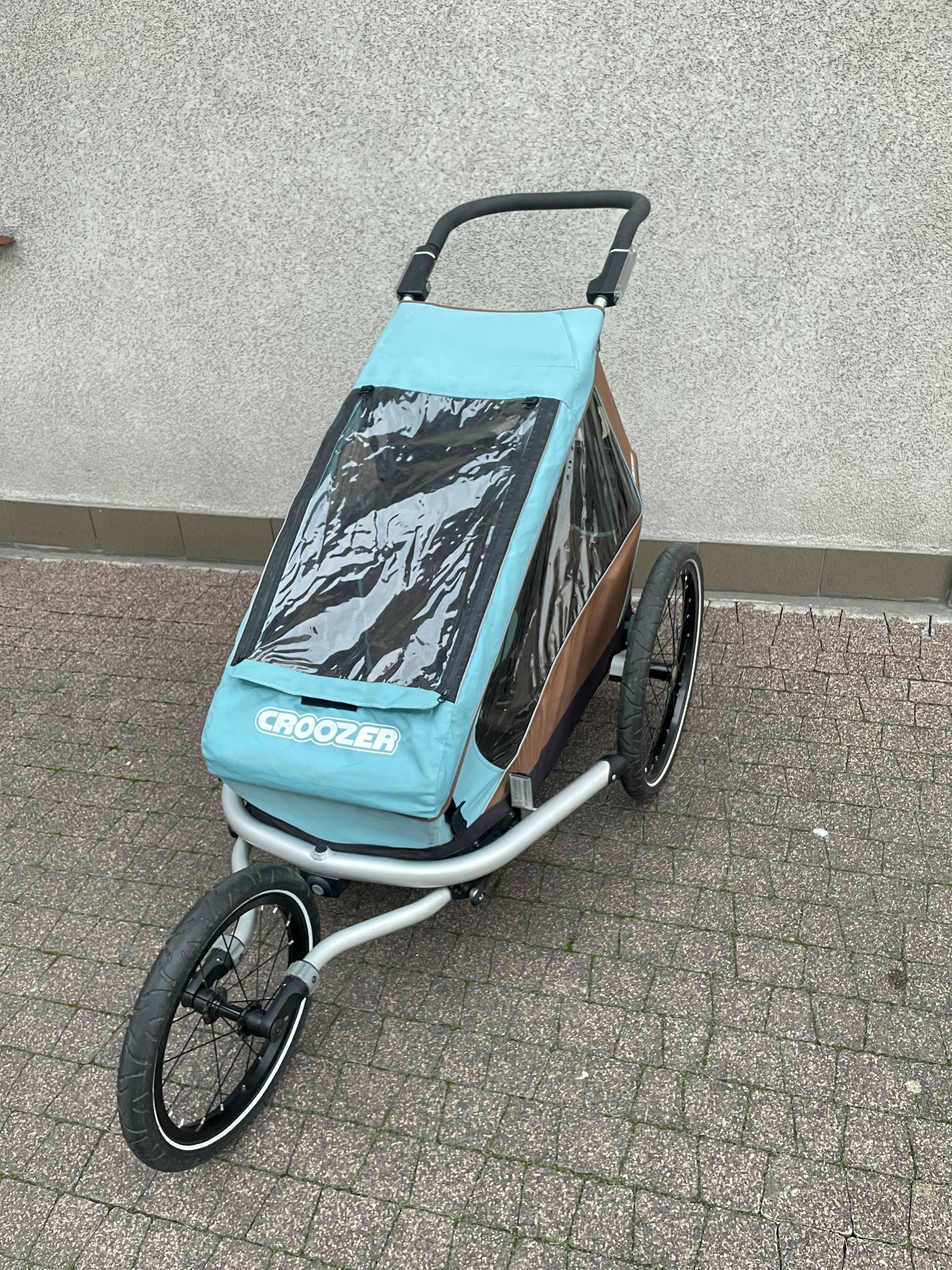 Przyczepka rowerowa Croozer Kid Plus for 1  (3 w 1, led, amortyzacja)