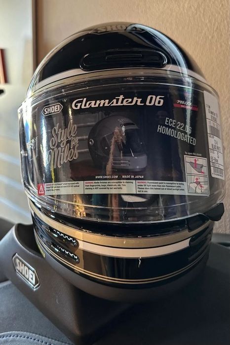 Capacete Shoei Glamster Mat Black