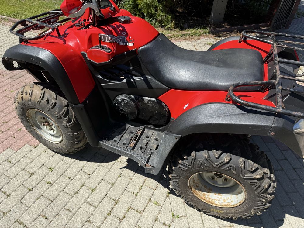 Kymco Mxu 500 z 2008 roku 4x4 hak