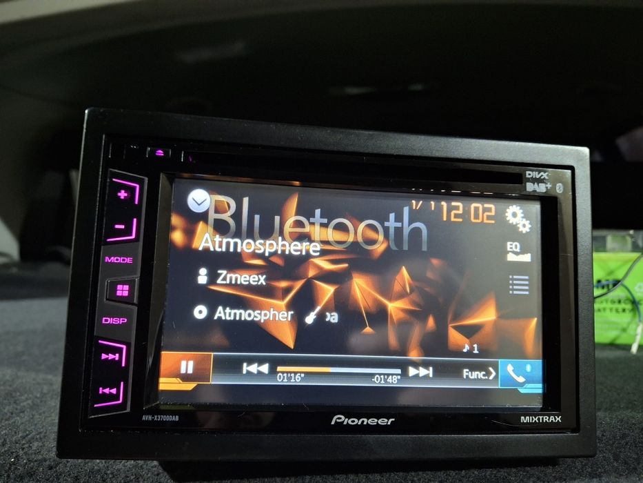 Процессорный Pioneer AVH X3700DAB. BLUETOOTH