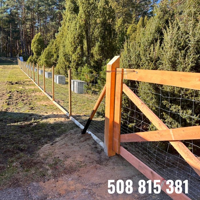 Ogrodzenie Budowlane Tymczasowe Leśne