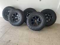 5x jantes 16 5x120 + pneus 265 75 R16 Fortune MT - Discovery 2 TD5