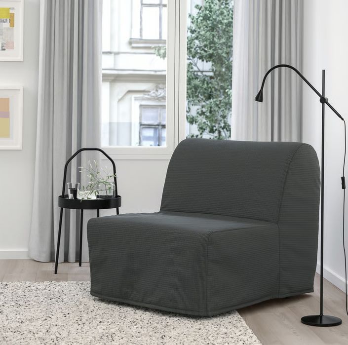 Poltrona Cama  Cinza escuro