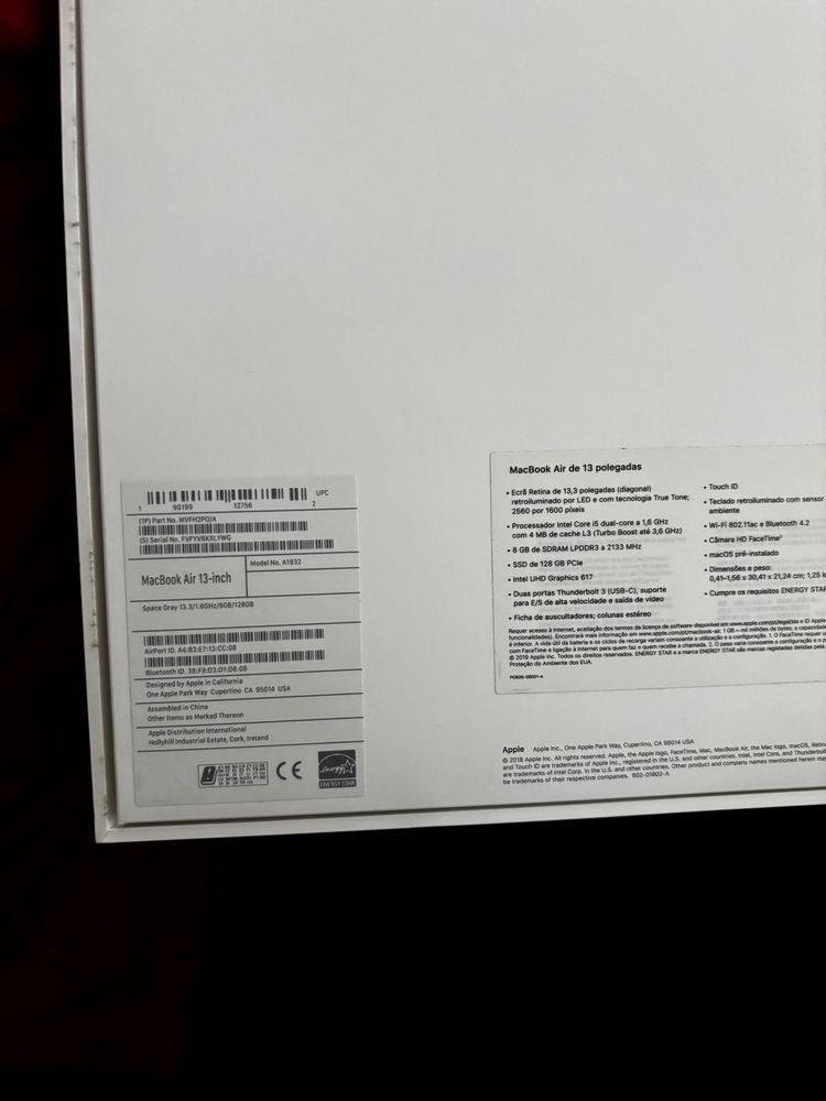 Macbook Air 2019