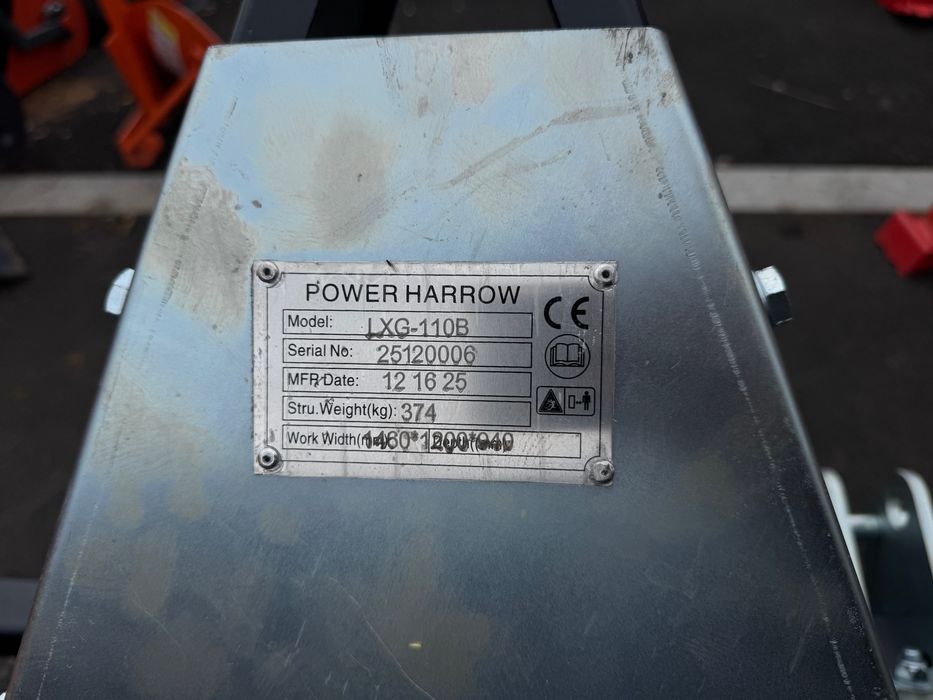 Грунтофреза з ящиком для мінеральних добрив  LXG 110B