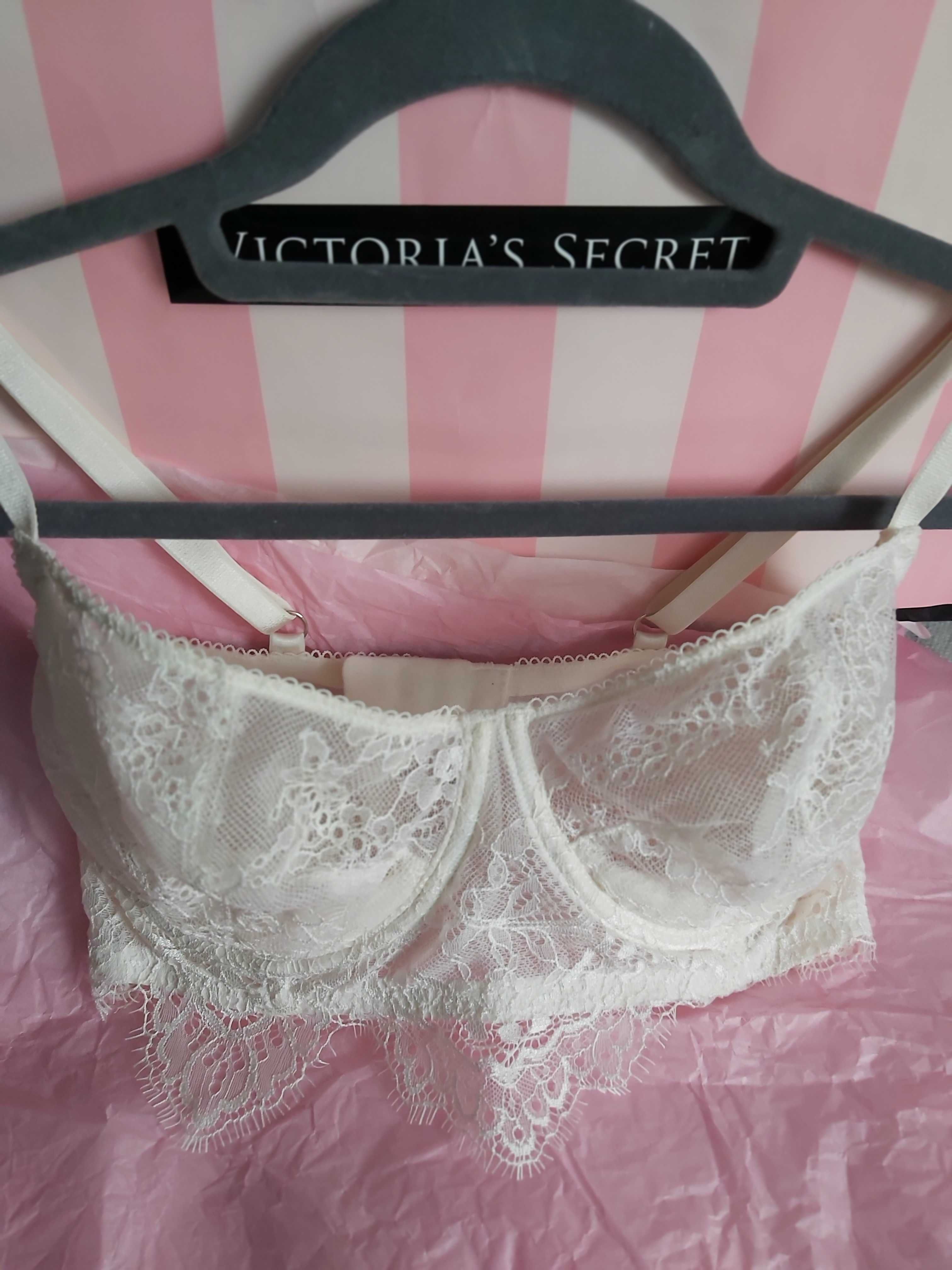 VICTORIA'S SECRET biustonosz balkonetka roz. 32DDD/ F70