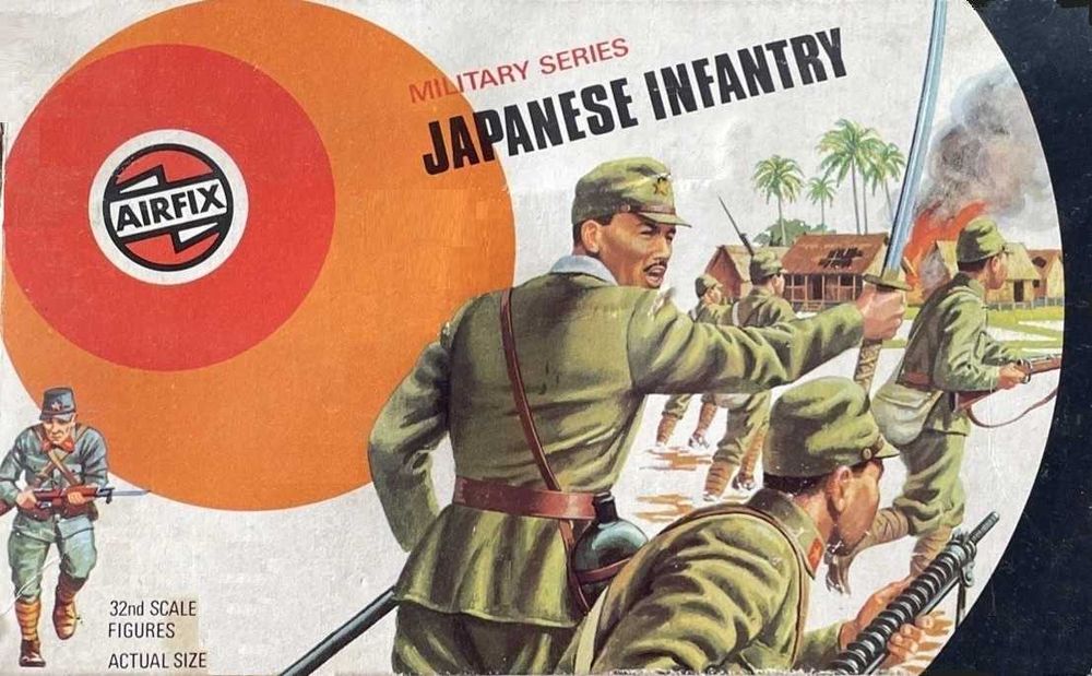 Modelismo, figuras, Airfix Japanese Infantry, escala 1:32
