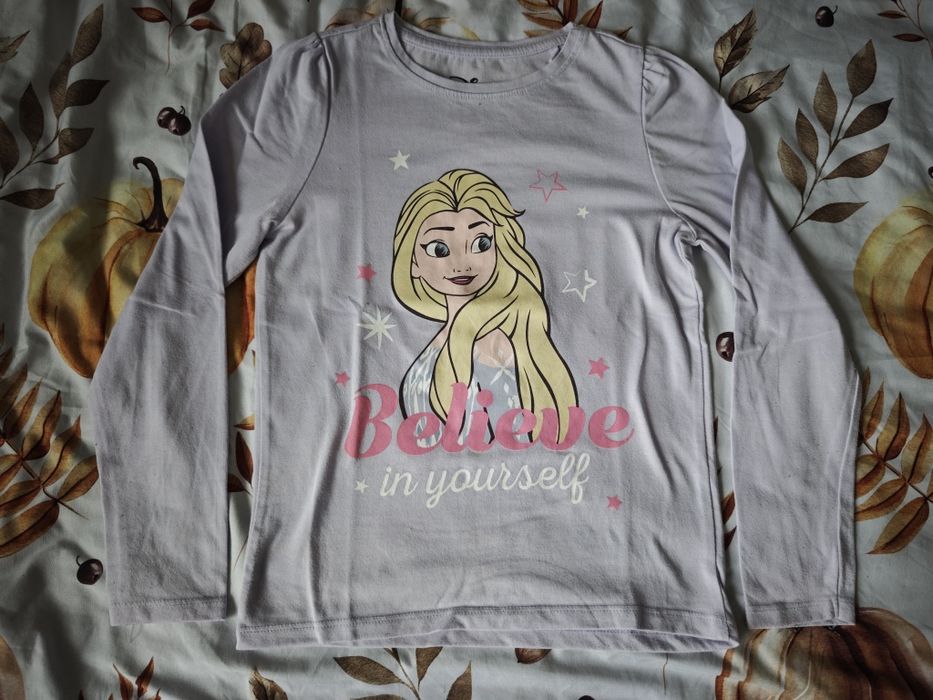 Bluzka koszulka długi rękaw Kraina lodu Frozen Elza