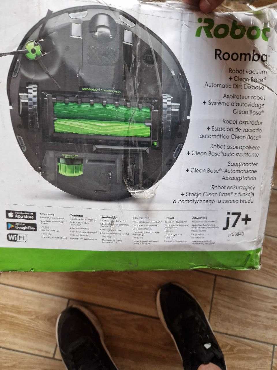 iRobot Roomba j7+ | Профі робот-пилосос з Clean Base, Smart Mapping,