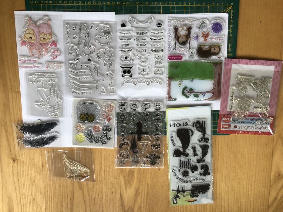 Zestaw stempli scrapbooking