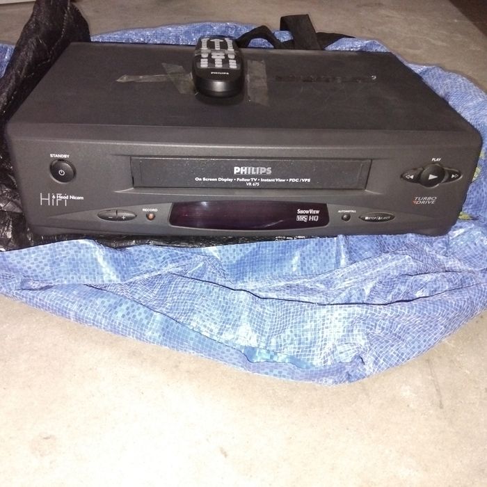 Video Philips 6 cabeças hifi com comando