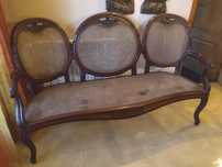 Conjunto de Sala Muito Antigo em Pau-Santo