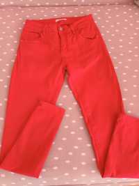 Czerwone jeansy M