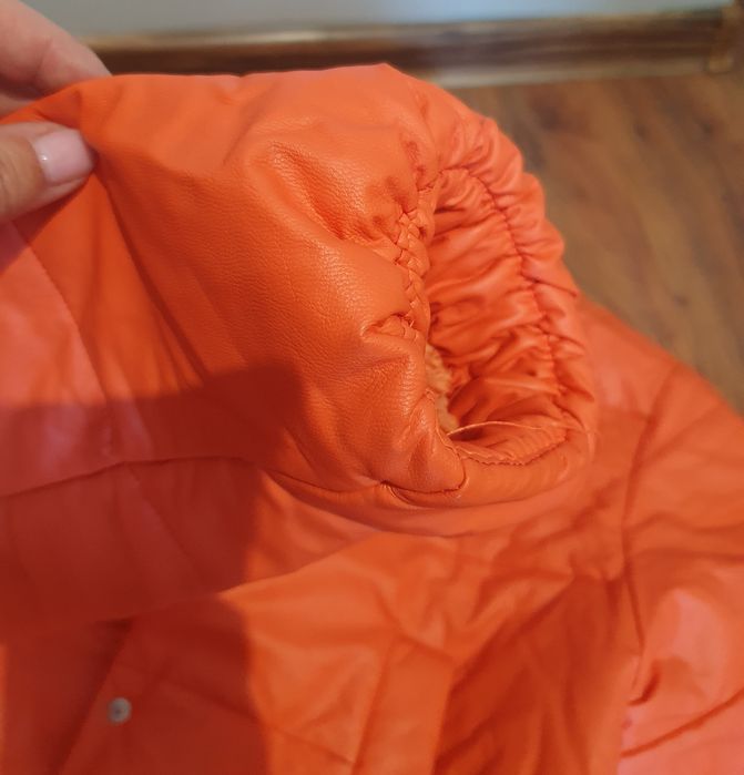 Kurtka Lumina ekoskóra pomarańcz