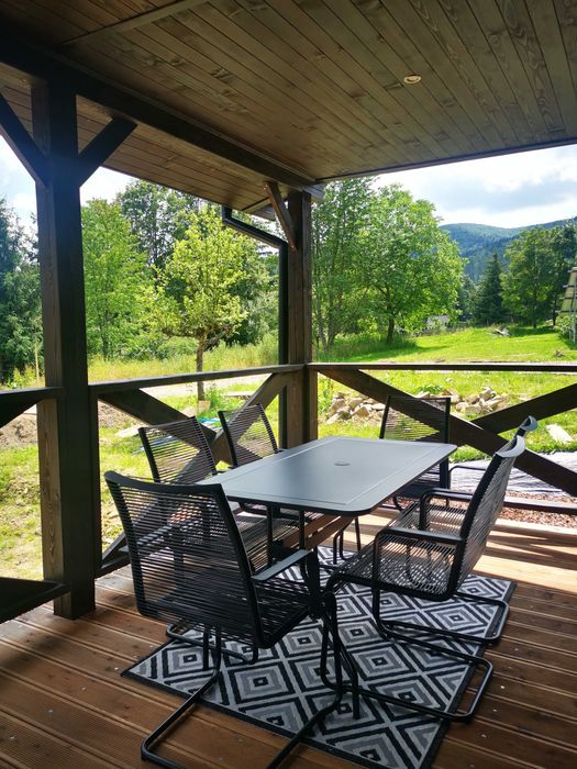 W Maciejowym Sadzie - domki na wynajem Bieszczady (balia, sauna)