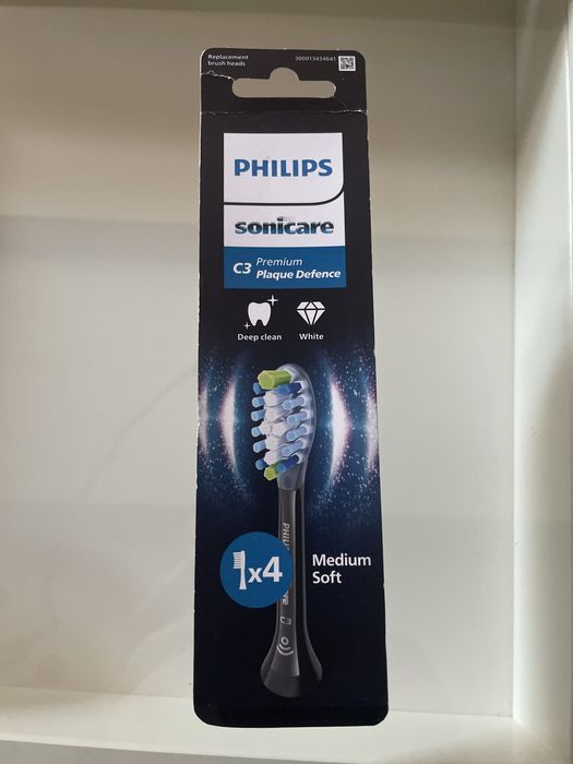 4szt końcówek C3 philips sonicare czarne