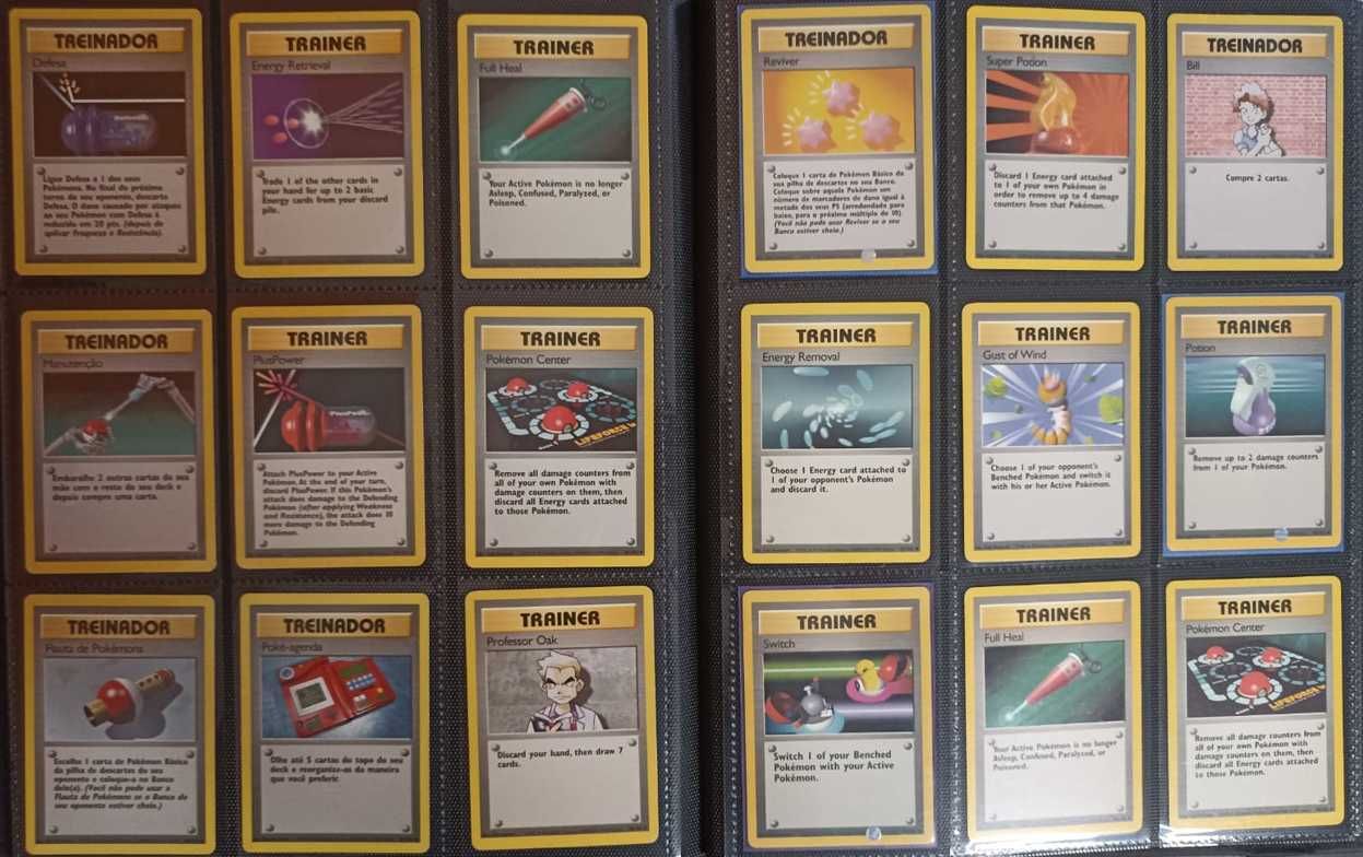 Cartas de Pokémon Base Set [ COLEÇÃO COMPLETA ]