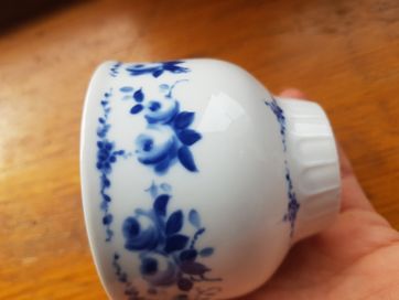 Antyk cukierniczka Ech kobalt, porcelana