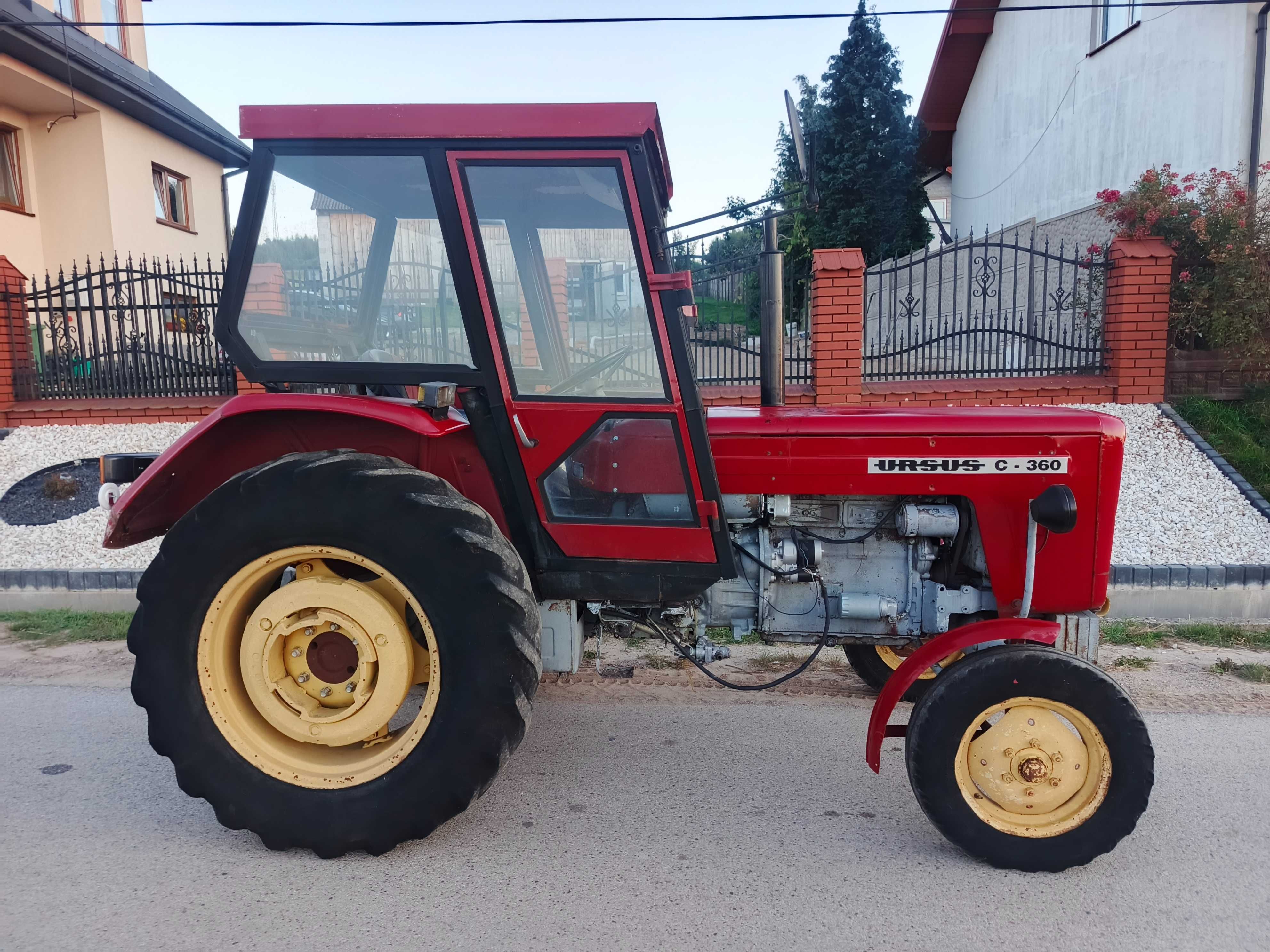 Ursus C-360 80r. Zarejestrowany