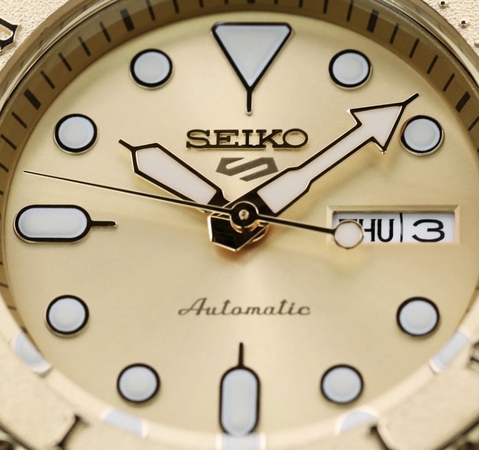 Seiko SRPE74K1 gold