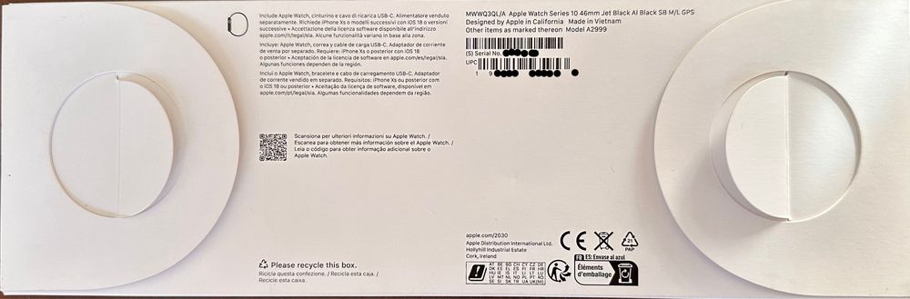 Apple Watch Series 10 46mm Jet Black
