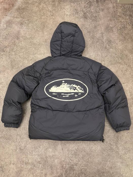 Corteiz Elitework Puffer Jacket Blue