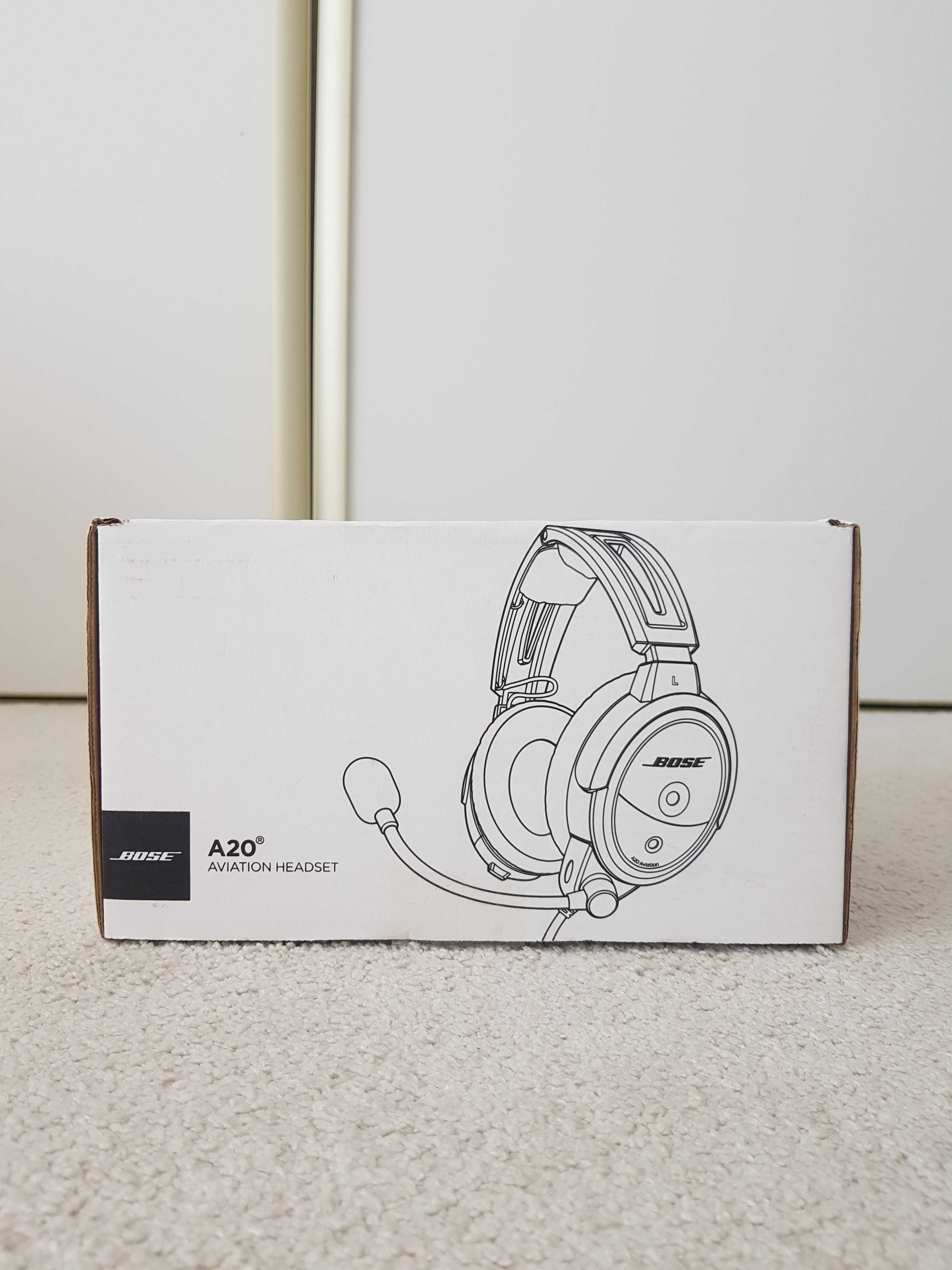 Słuchawki lotnicze Bose A20 (pre A30), Bluetooth, NOWE