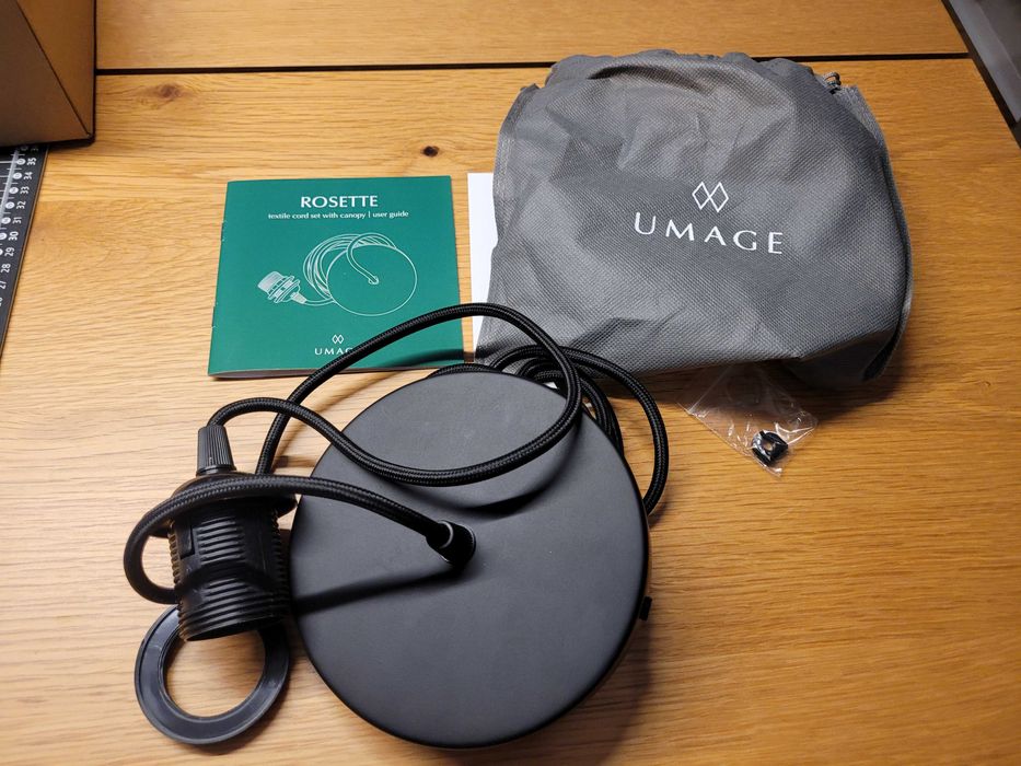 Umage rosette cord set, rozeta, zestaw do zawieszenia