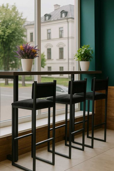 В наличии высокие стулья барные из металла, стул в кафе, в бар ОПТОМ