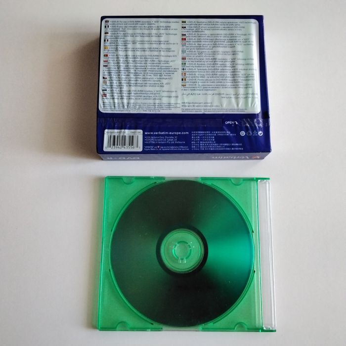 DVD+R Verbatim colour 4,7GB , 120 мин. 16х