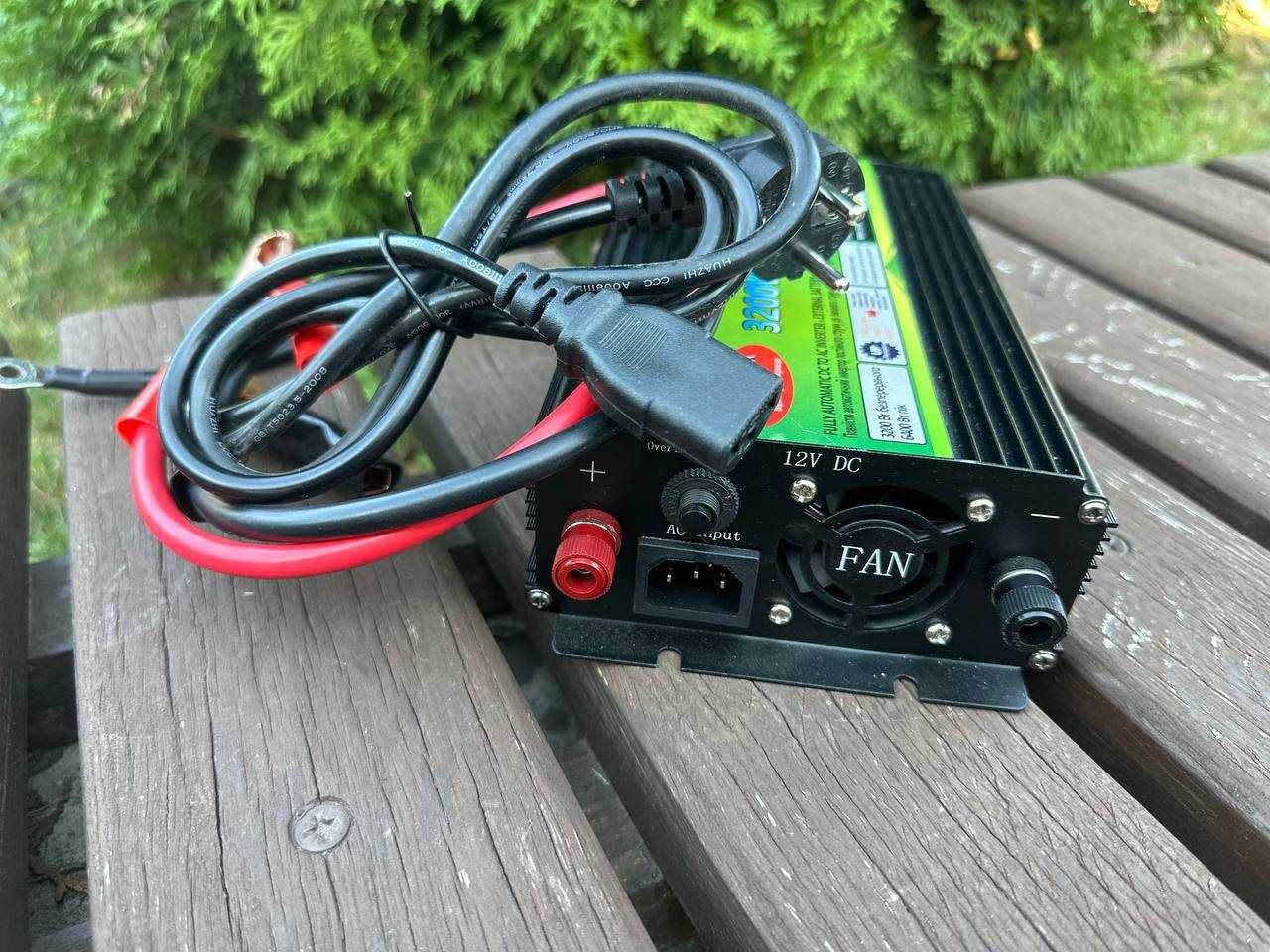 Инвертор 12-220v 3200w с подзарядкой аккумулятора. Преобразователь ИБП