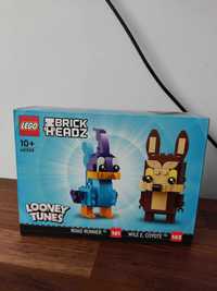 LEGO 40559 BrickHeadz Struś Pędziwiatr i Wiluś E. Kojot